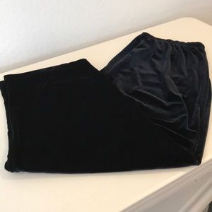 Clio II Stretch Velour + Size Elastic Waist Pants